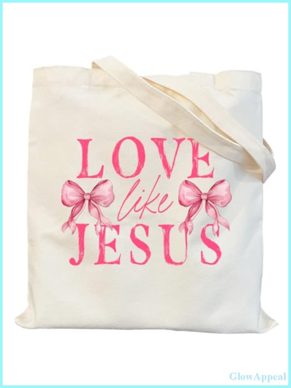 Canvas Tote Bag for Women with Inspirational Faith Quotes Floral Pattern Large